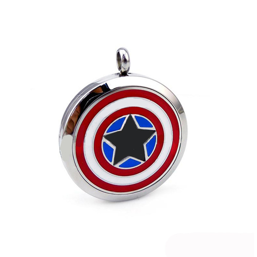 20mm Stainless Steel Diffuser Pendant - Captain America