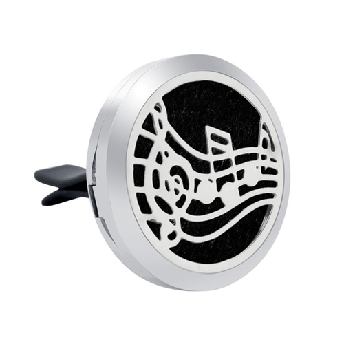 Stainless Steel Car Diffuser Clip - Music