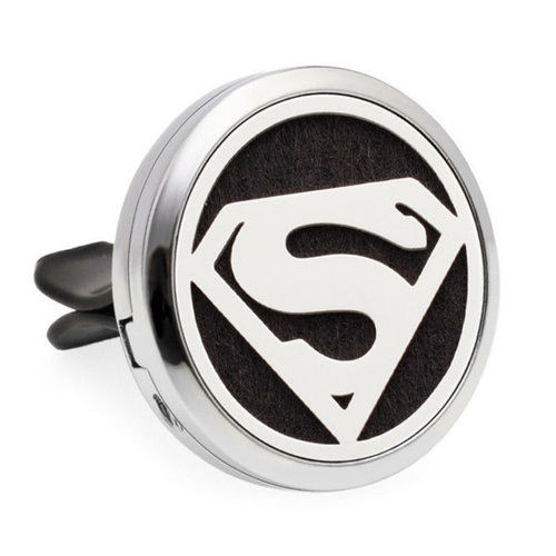 Stainless Steel Car Diffuser Clip - Superman
