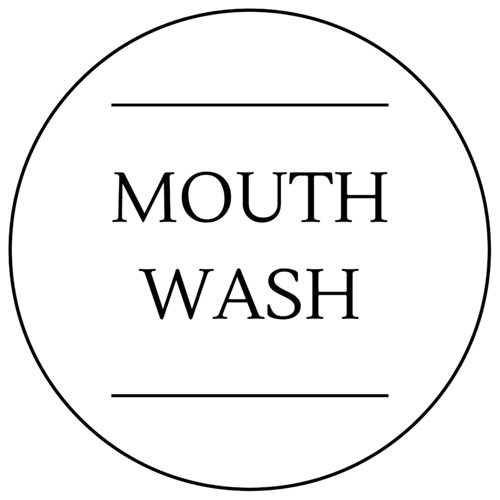 Mouth Wash Label 60 x 60mm