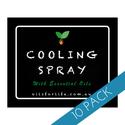 Cooling Spray Label - 10 Pack DISCONTINUED