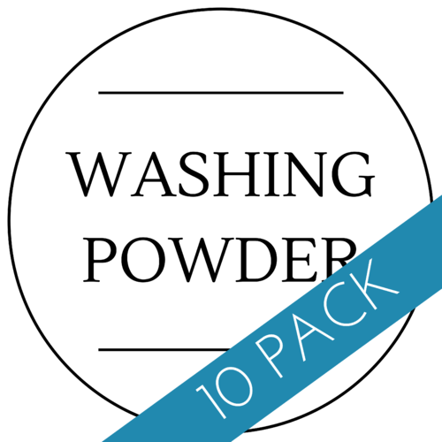 Washing Powder Label 60 x 60mm - 10 Pack