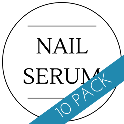 Nail Serum Label 30 x 30mm -10 Pack