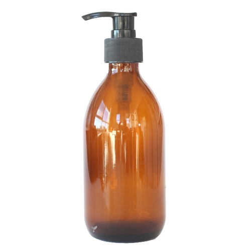 500ml Amber Glass Lotion Pump Bottle