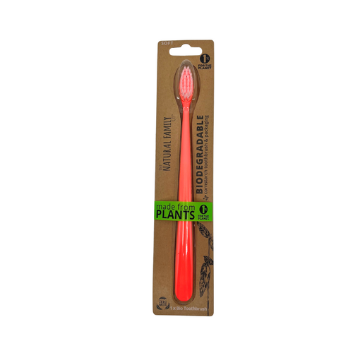 NFCO Bio Toothbrush Single - Neon Orange
