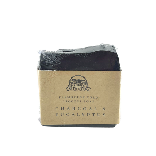 Cold Process Olive Oil Soap - Charcoal & Eucalyptus