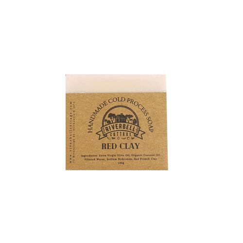 Cold Process Olive Oil Soap - Red Clay